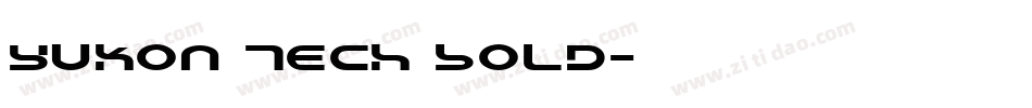 Yukon Tech Bold字体转换